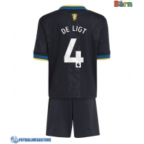 Fotballdrakt Barn Manchester United Matthijs de Ligt #4 Tredjedraktsett 2025-26 Kortermet (+ Korte bukser)